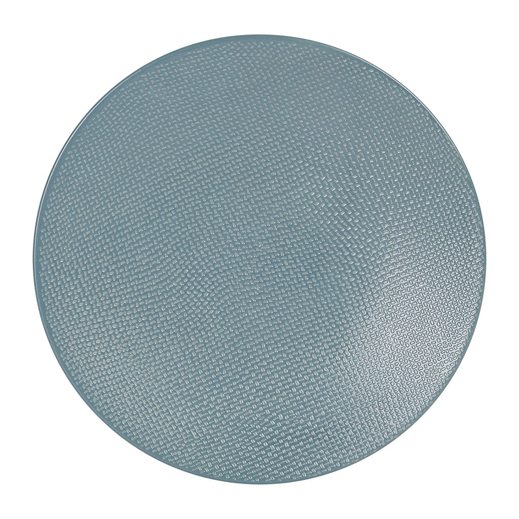Assiette à dessert en gres bleu d21cm - vesuvio