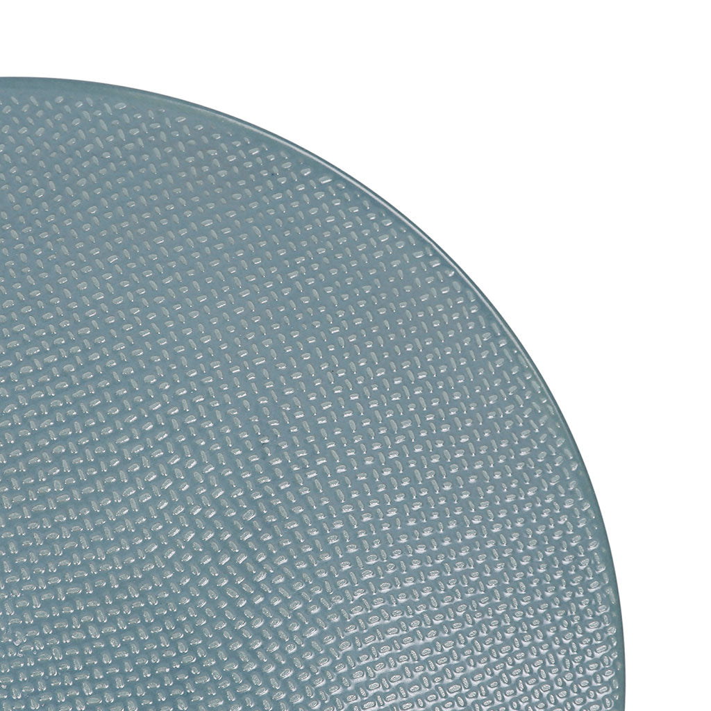 Assiette à dessert en gres bleu d21cm - vesuvio