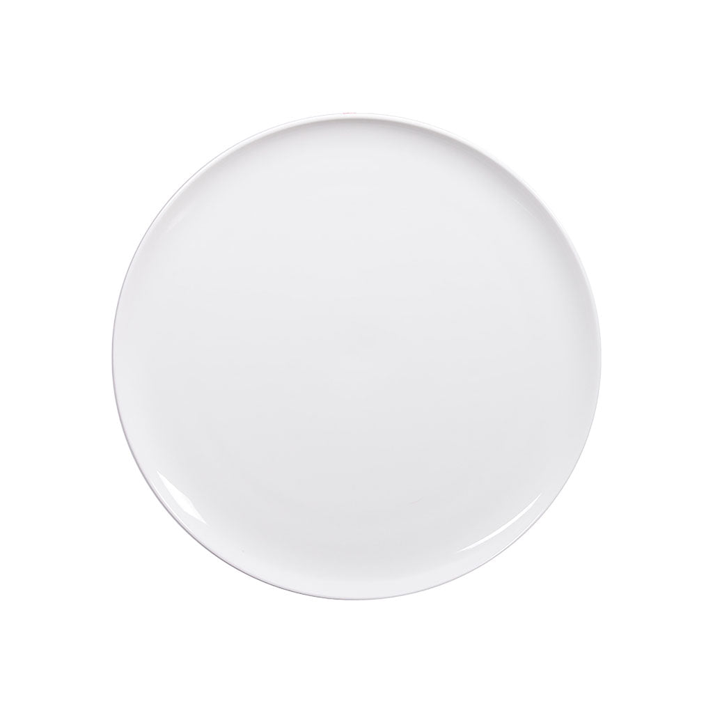 Assiette à dessert en porcelaine blanc d21.5cm - selena