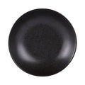 Assiette calotte en grès noir d25cm - Vesuvio