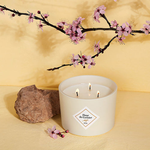Bougie parfumée Fleur de cerisier 70h
