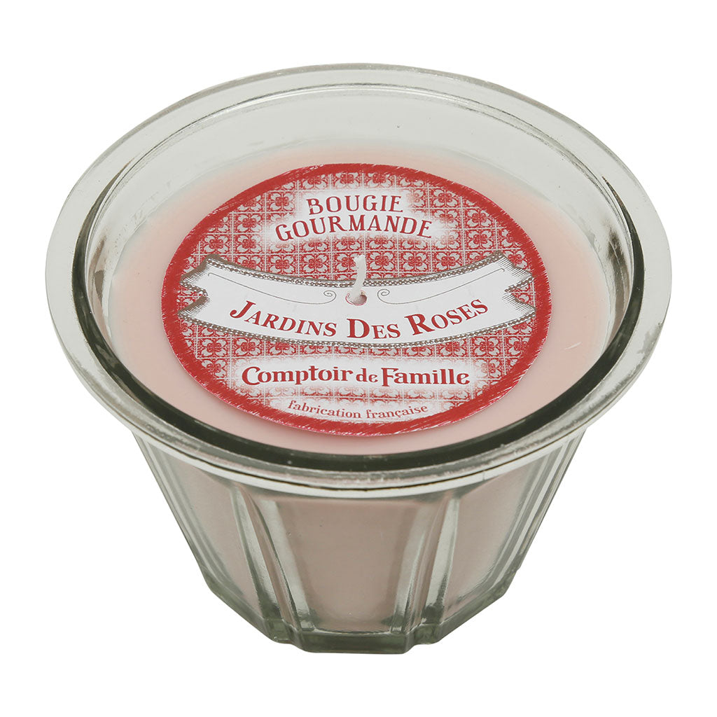Bougie senteur jardin des rose poudré