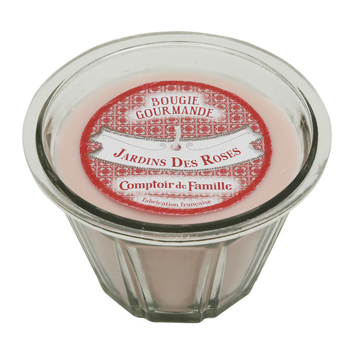 Bougie senteur jardin des rose poudré