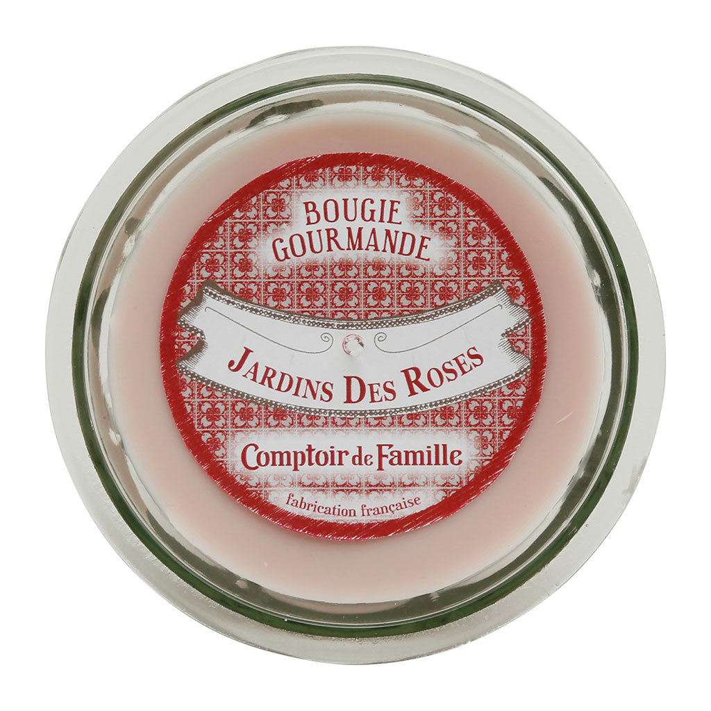 Bougie senteur jardin des rose poudré