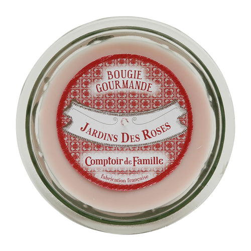 Bougie senteur jardin des rose poudré