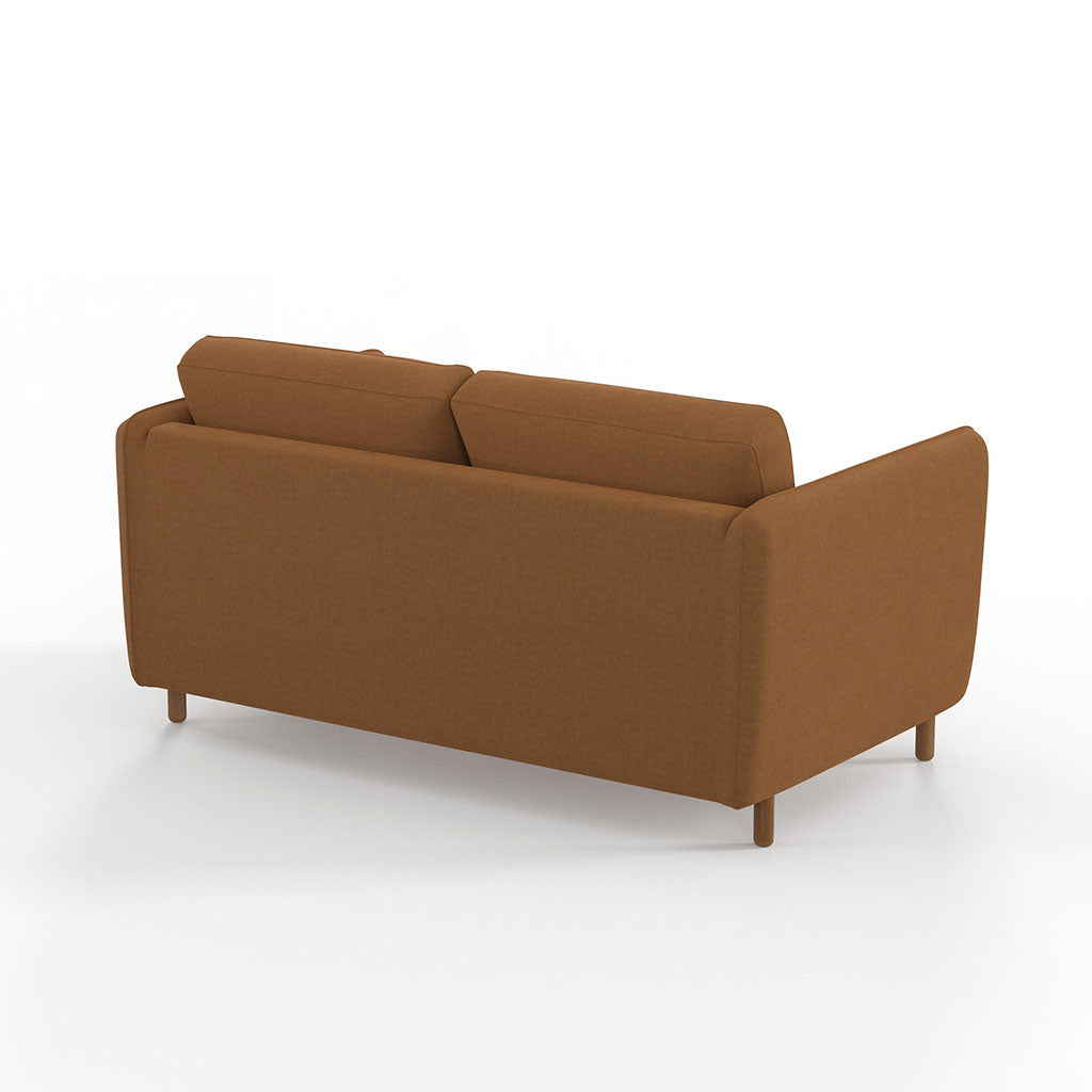 Canapé convertible 2 places Gustave - Velours Vintage - Adore Gold