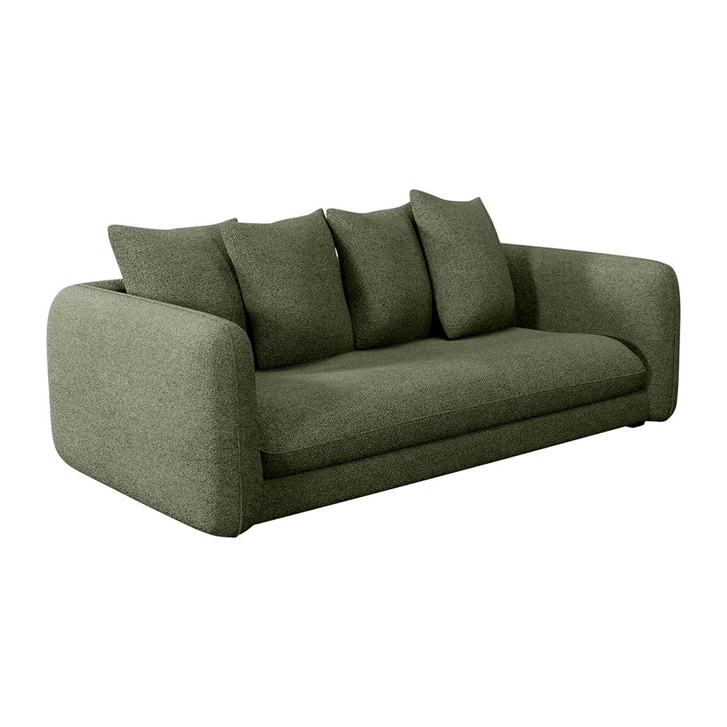 Canapé convertible 3 places Basile - Tissu - Enjoy WinterMoss