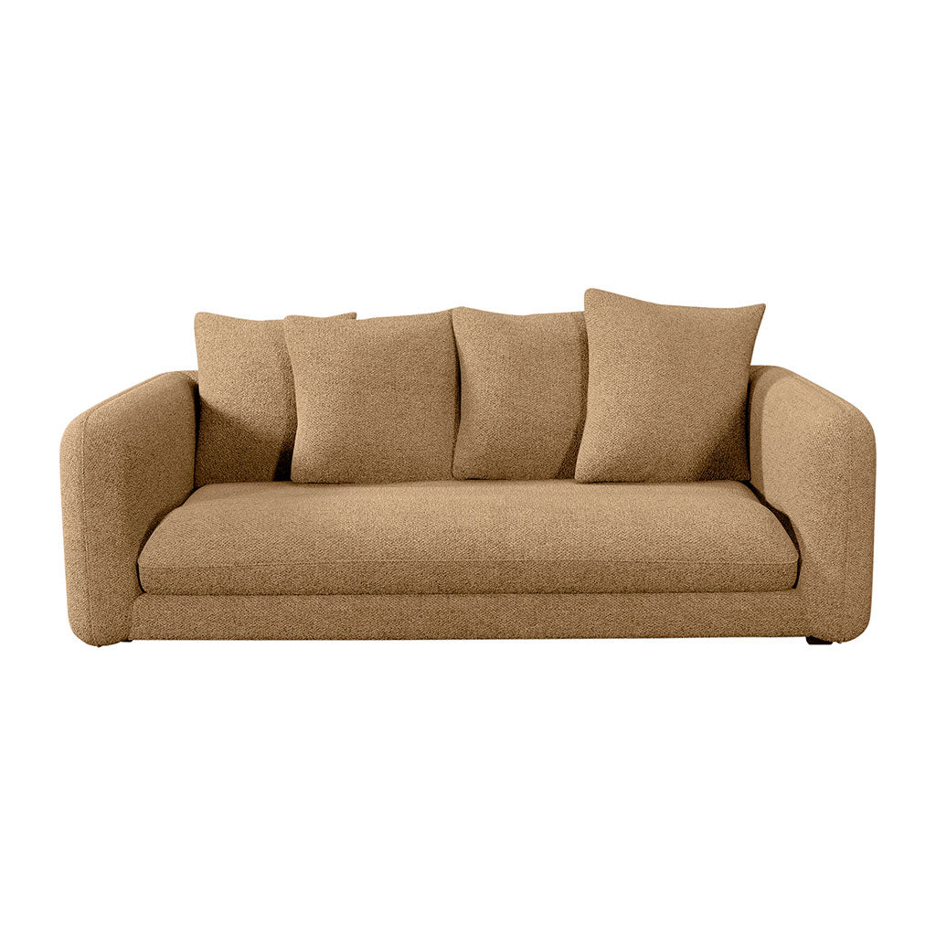 Canapé convertible bultex 3 places Basile - Tissu - Enjoy Beige