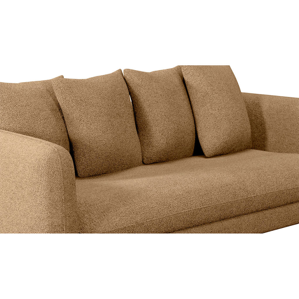 Canapé convertible bultex 3 places Basile - Tissu - Enjoy Beige