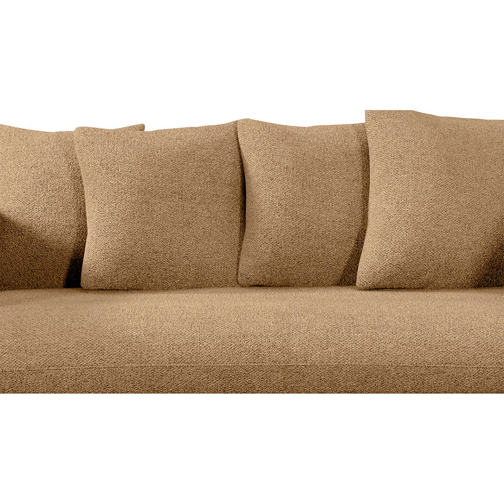 Canapé convertible bultex 3 places Basile - Tissu - Enjoy Beige