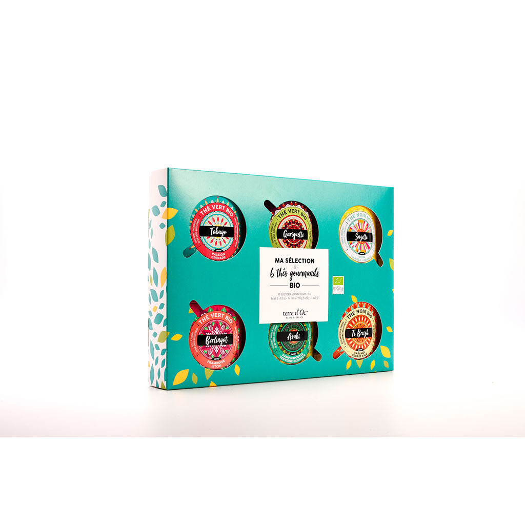 Coffret thés gourmands 6x50g