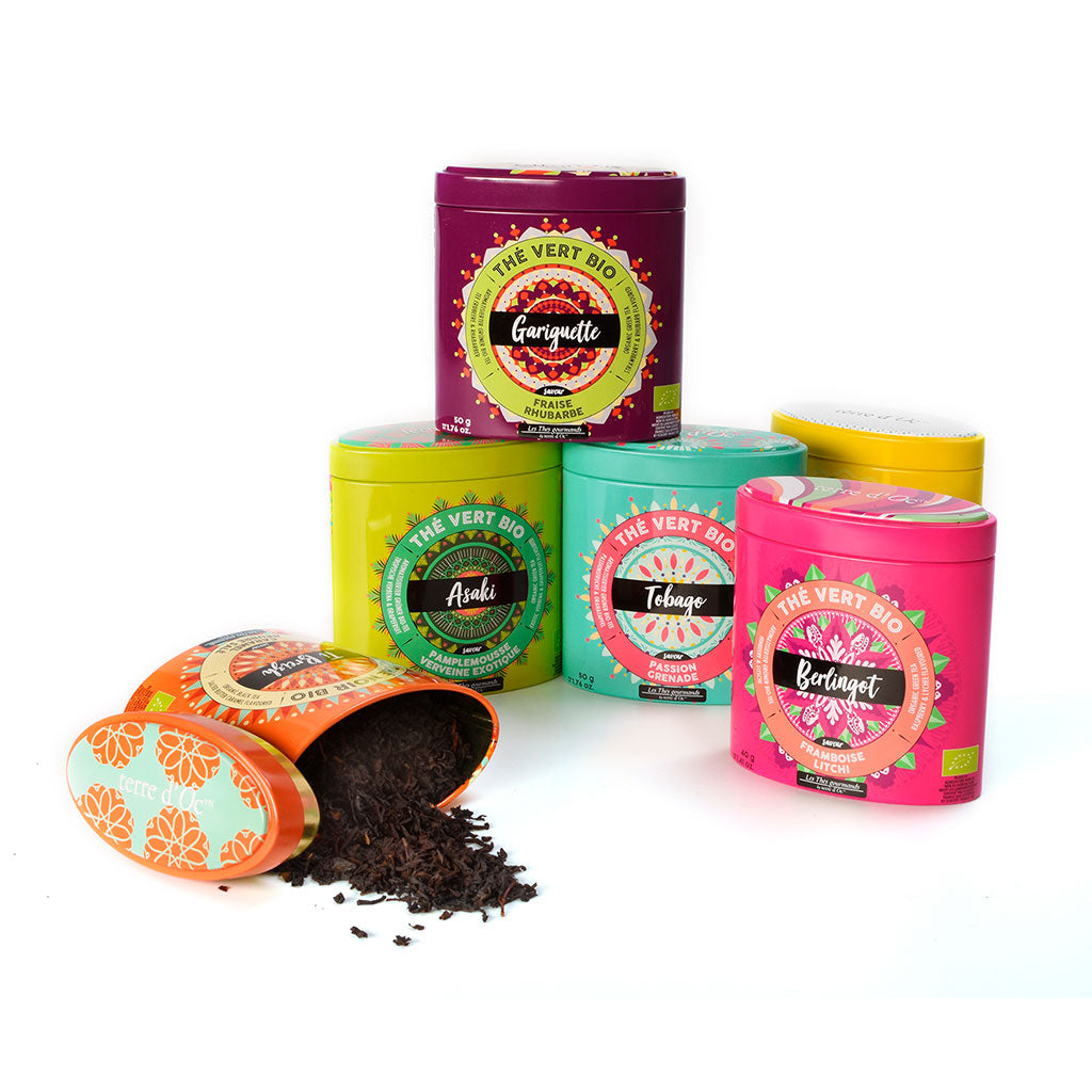 Coffret thés gourmands 6x50g