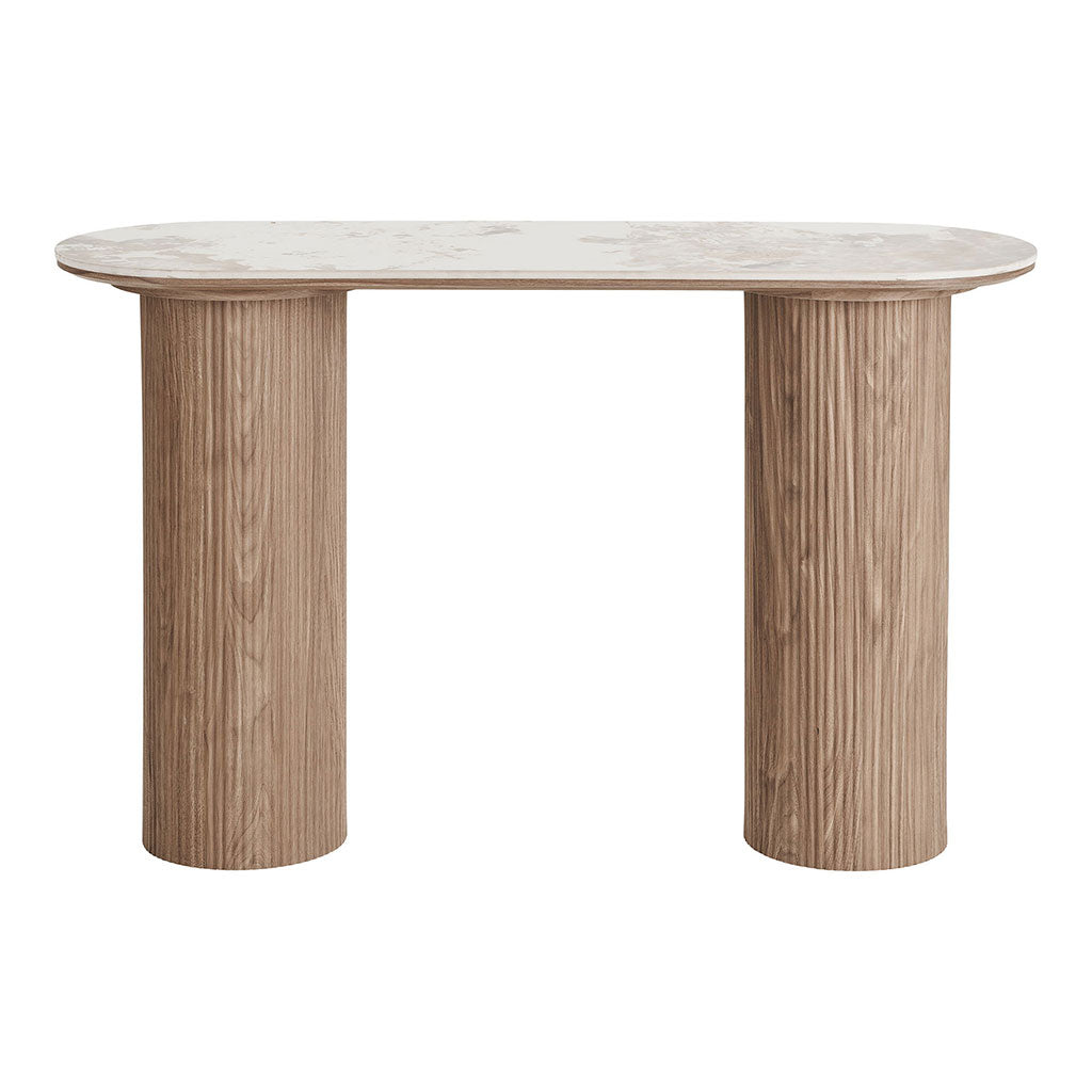 Console avec plateau en céramique h78cm - Astrid