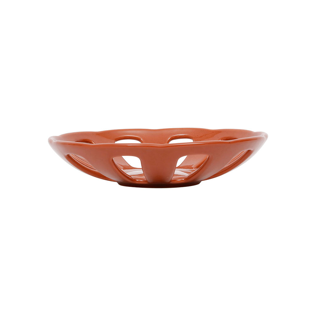 Coupe en grès terracotta d23cm - Organic