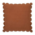 Housse de coussin en coton terracotta 45x45cm - Nomadea