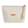 Pochette Merci en coton écru - Famille