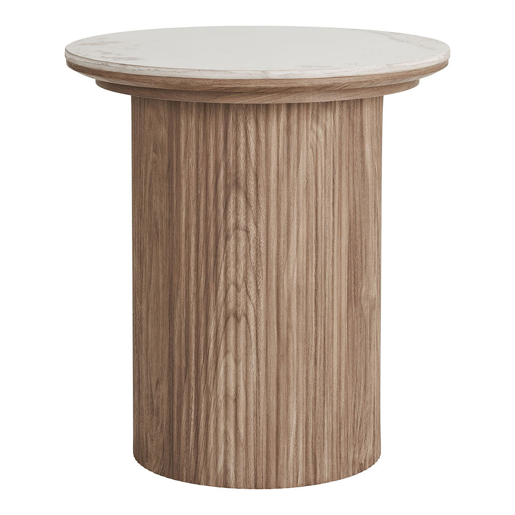 Table basse avec plateau en céramique d45cm - Astrid