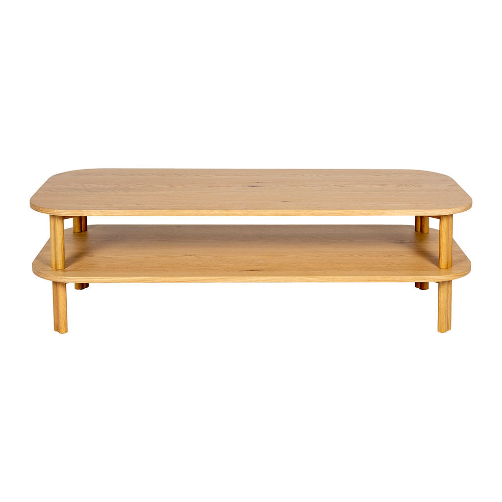 Table basse en chêne naturel 130x55cm - Sirocco