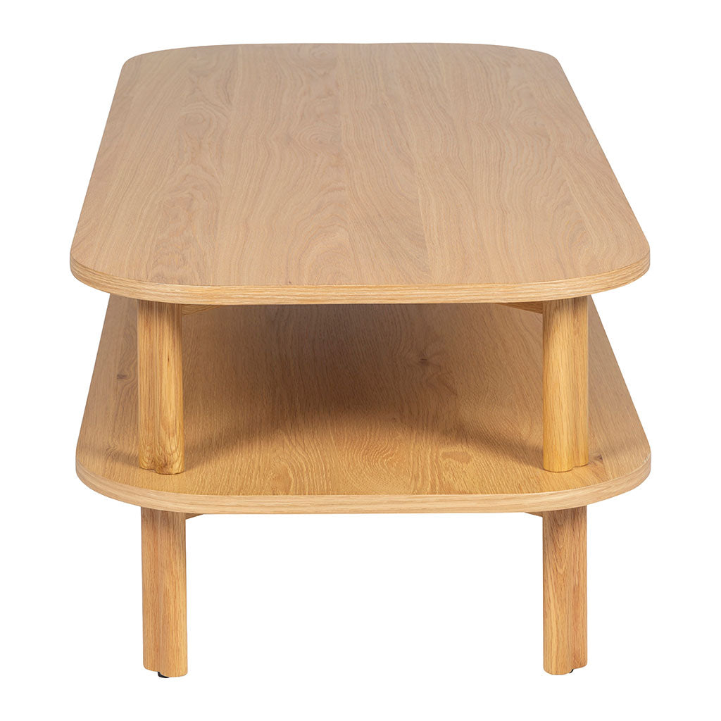 Table basse en chêne naturel 130x55cm - Sirocco