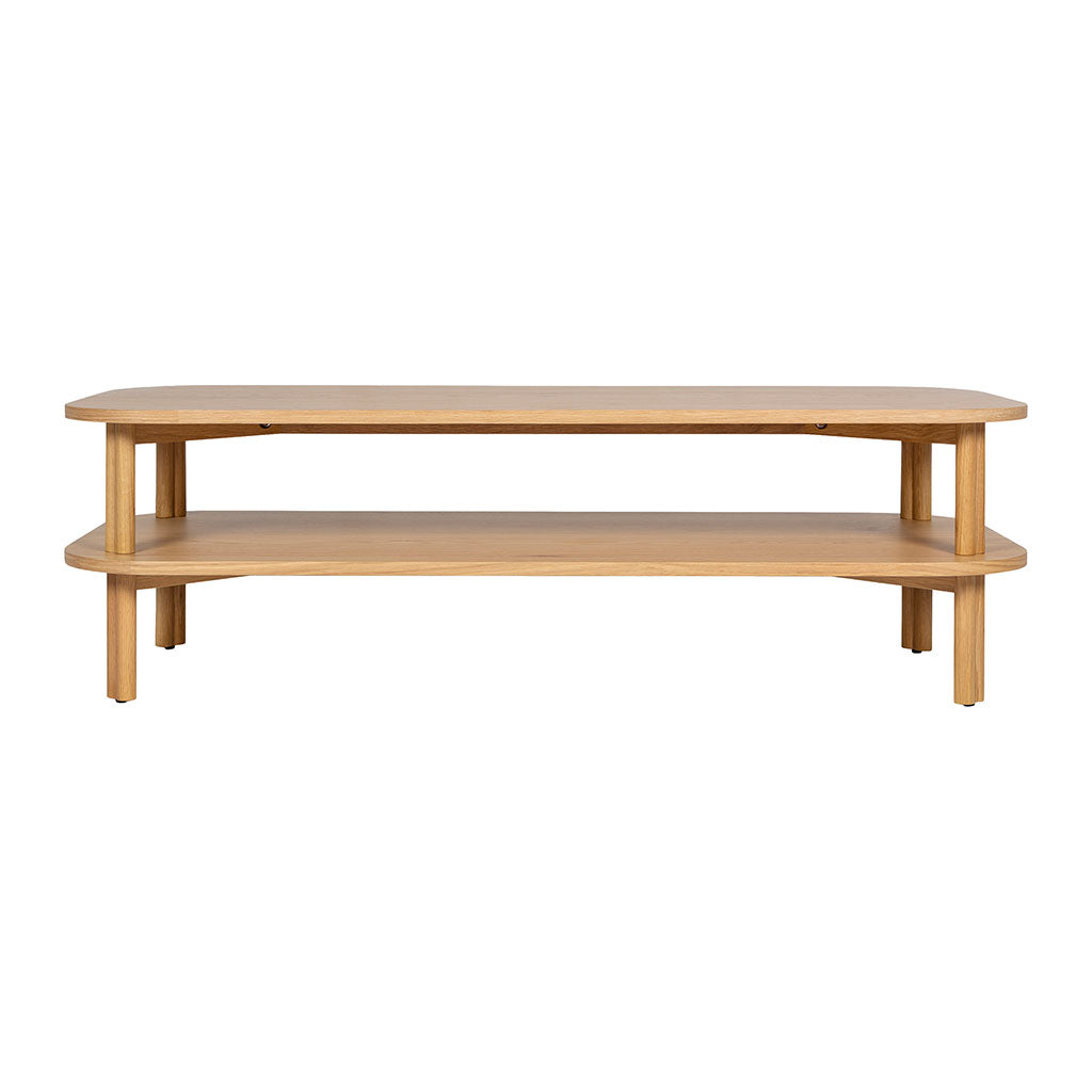 Table basse en chêne naturel 130x55cm - Sirocco