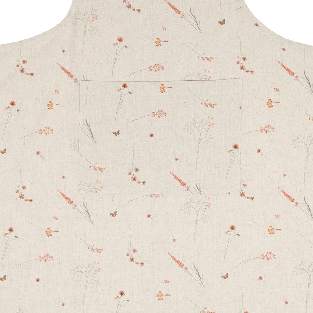 Tablier en coton beige - Lucile