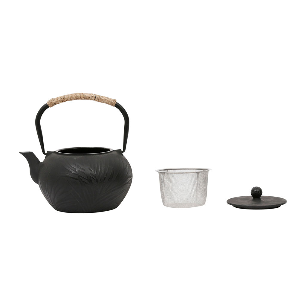 Théière en fonte noir avec filtre inox 1.5l - Exaltation