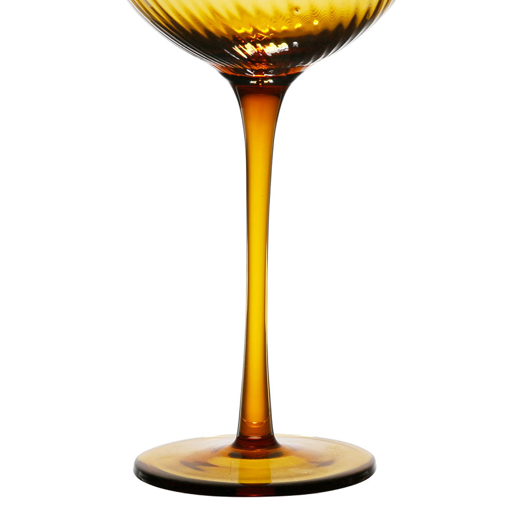Verre à pied pour vin en verre ambre 60cl - Champart